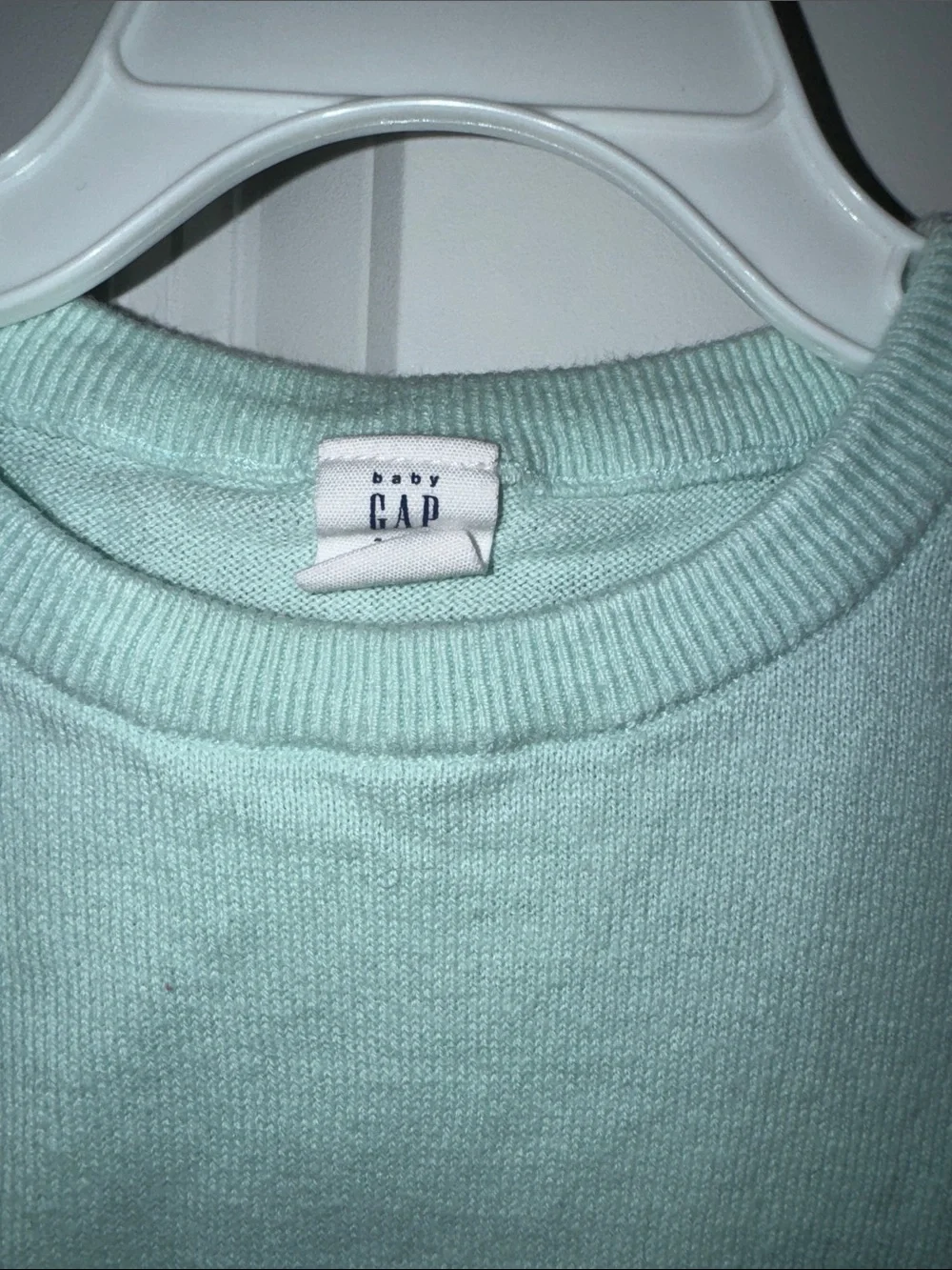 GAP Mint Green Unicorn Sweater